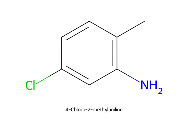 4-Chloro-2-methylaniline Strukturformel