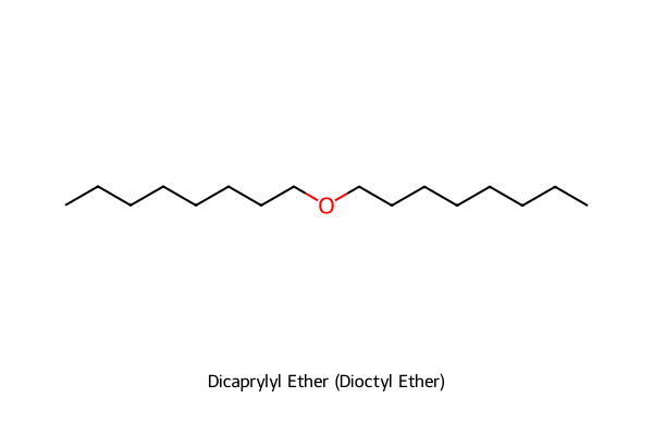 Dicaprylyl Ether Strukturformel