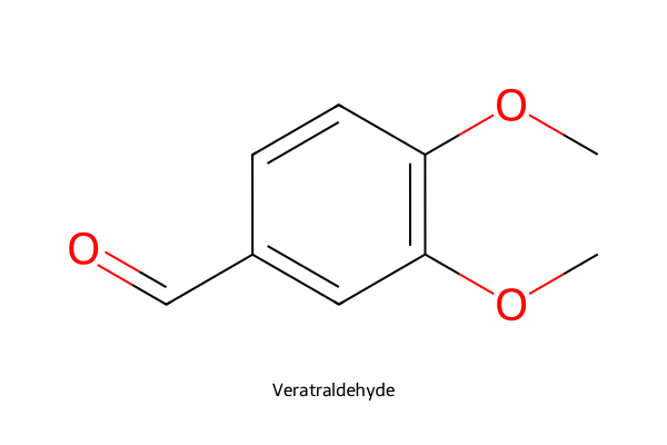 Veratraldehyde Strukturformel